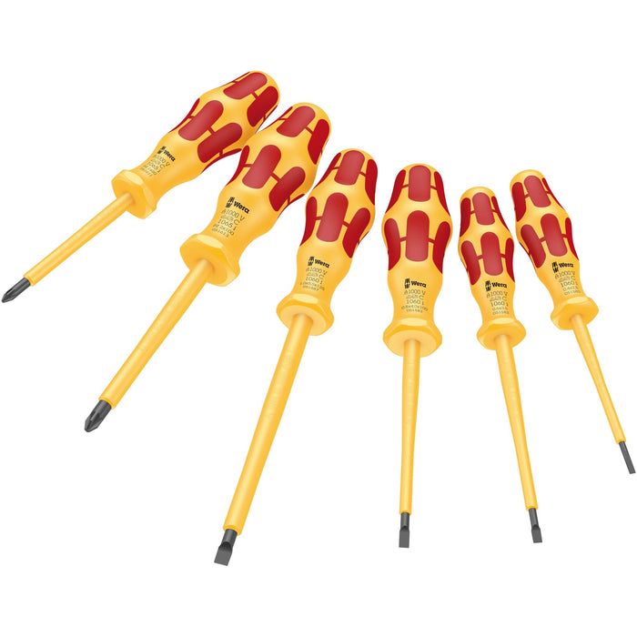 Wera 1060 i/1065 i/6 Kraftform VDE screwdriver set, 6 pieces