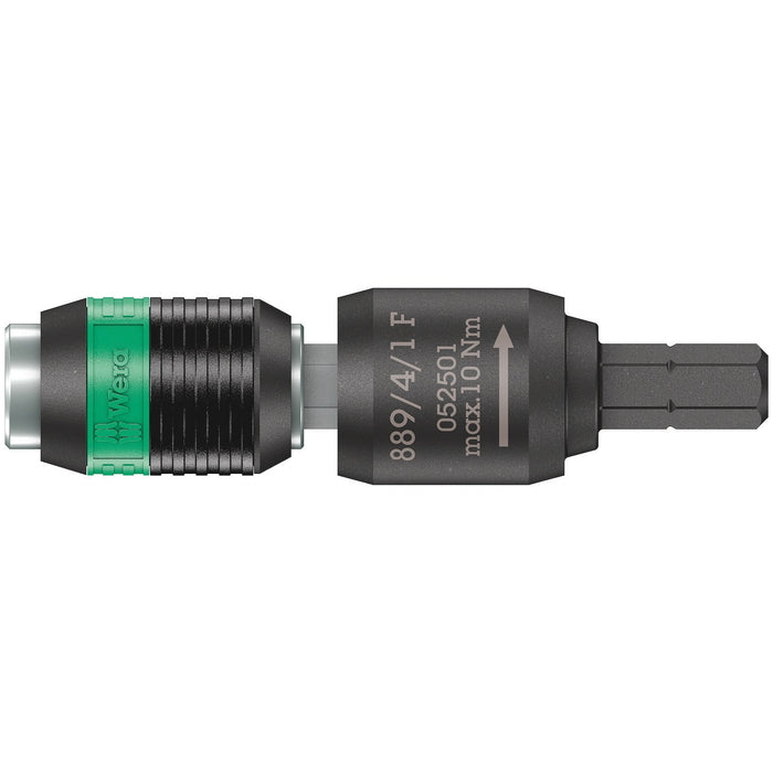 Wera 889/4/1 F Rapidaptor free-running bit holder for torque screwdrivers with pistol