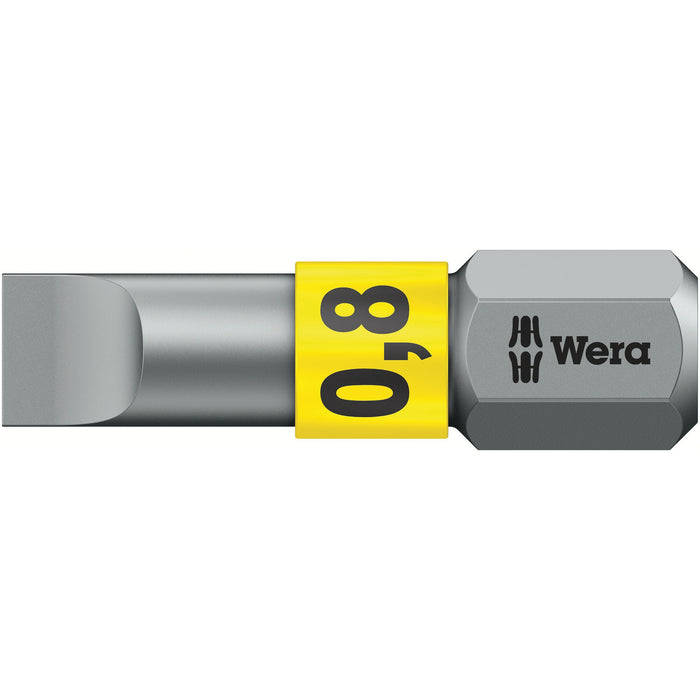 Wera 800/1 BTZ bits, 0.8 x 5.5 x 25 mm