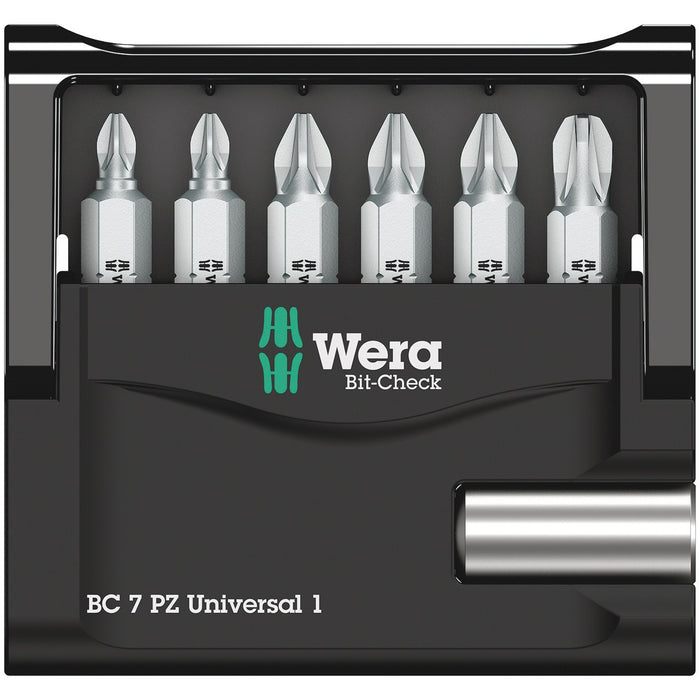 Wera Bit-Check 7 PZ Universal 1, 7 pieces