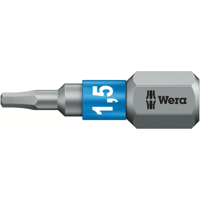Wera 840/1 BTZ bits, 1.5 x 25 mm