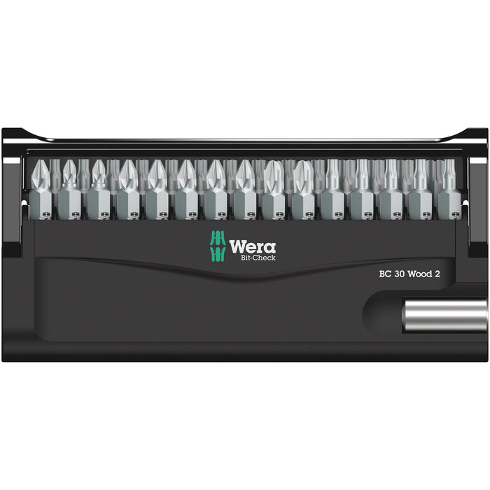 Wera Bit-Check 30 Wood 2, 30 pieces