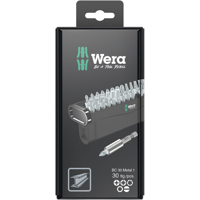 Wera Bit-Check 30 Metal 1 SB, 30 pieces