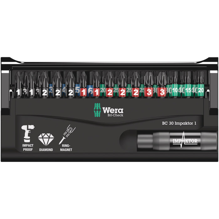 Wera Bit-Check 30 Impaktor 1, 30 pieces