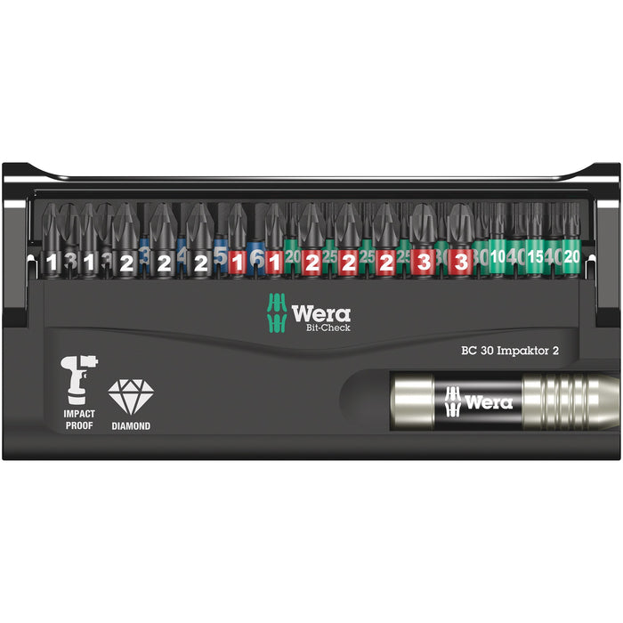 Wera Bit-Check 30 Impaktor 2, 30 pieces
