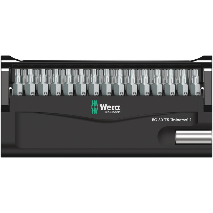 Wera Bit-Check 30 TX Universal 1, 30 pieces