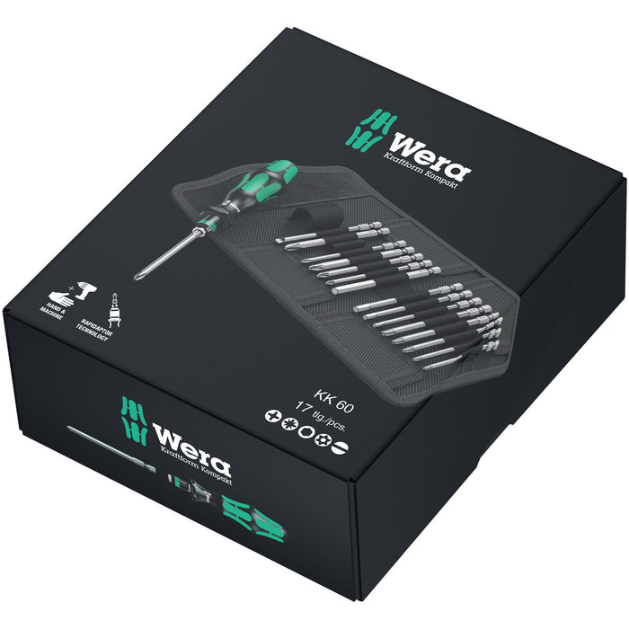 Wera Kraftform Kompakt 60, 17 pieces
