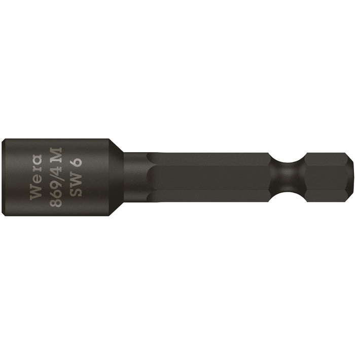 Wera 869/4 M Nutsetters, magnetic, 6 x 50 mm