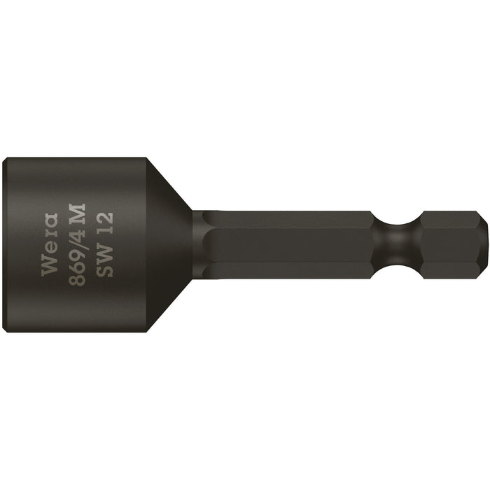 Wera 869/4 M Nutsetters, magnetic, 12 x 50 mm