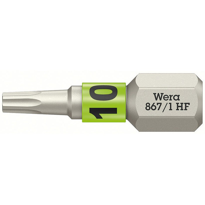 Wera 867/1 TORX® HF Bits with holding function, TX 10 x 25 mm