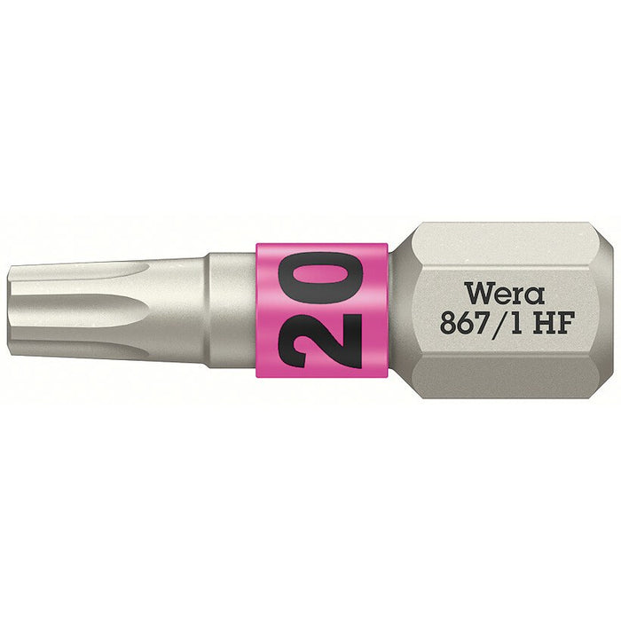 Wera 867/1 TORX® HF Bits with holding function, TX 20 x 25 mm