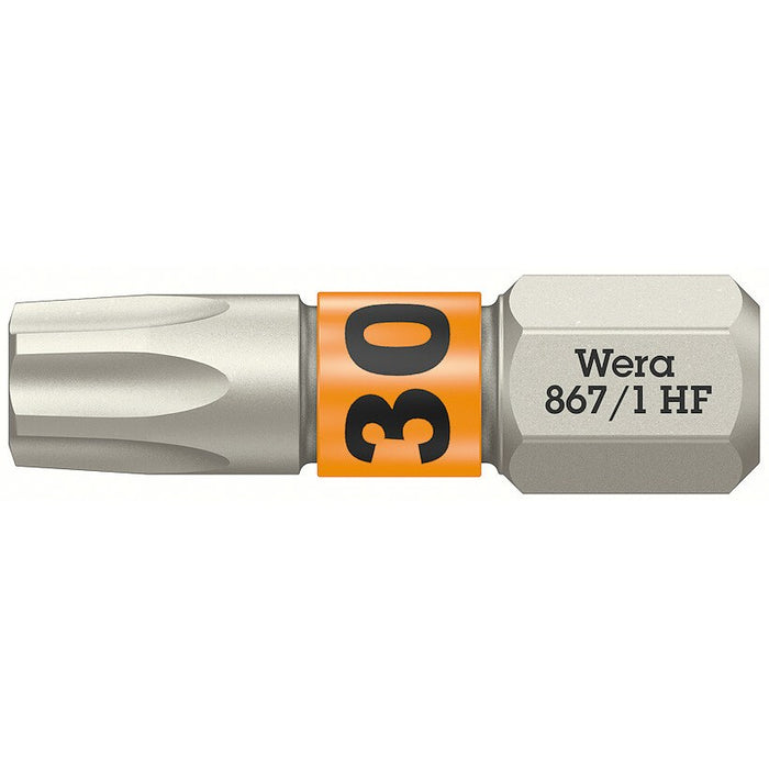 Wera 867/1 TORX® HF Bits with holding function, TX 30 x 25 mm