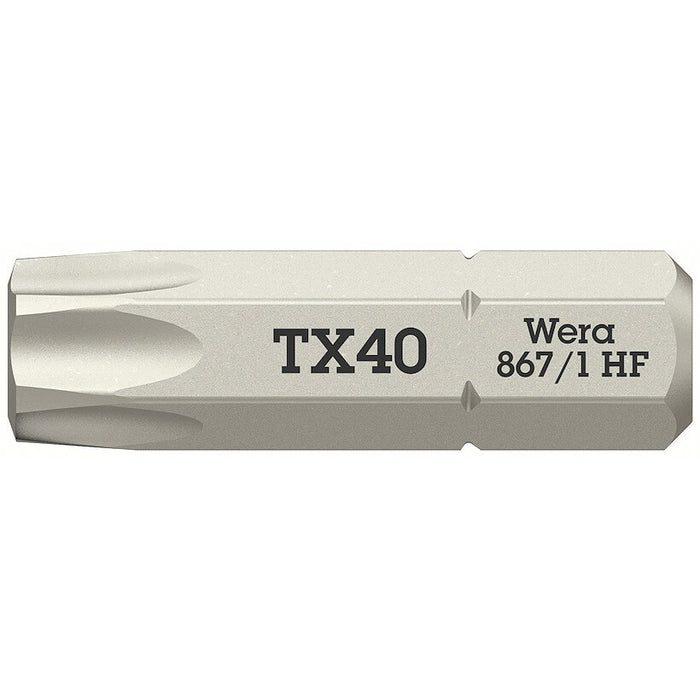 Wera 867/1 TORX® HF Bits with holding function, TX 40 x 25 mm