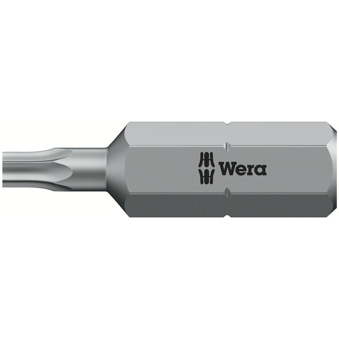 Wera 867/1 Z TORX® BO bits with bore hole, TX 8 x 25 mm