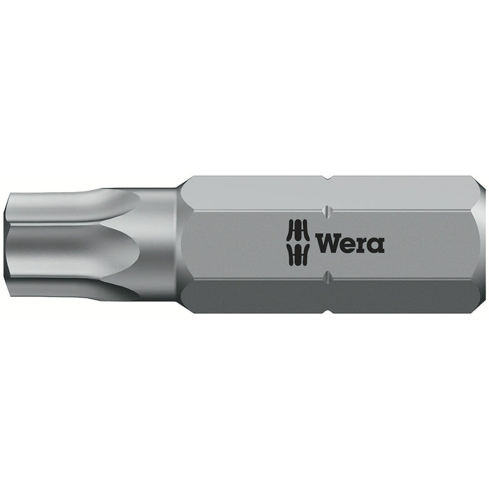 Wera 867/1 Z TORX® BO bits with bore hole, TX 30 x 25 mm