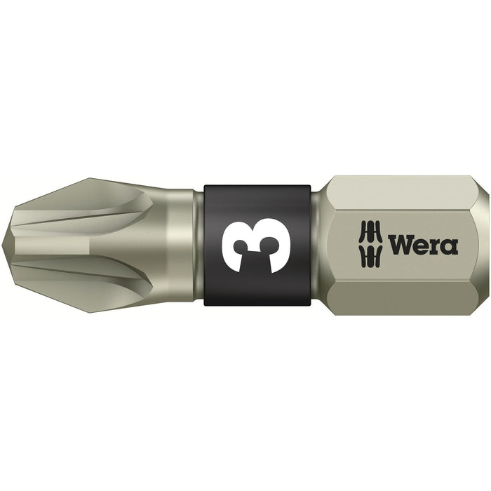 Wera 3855/1 TS bits, stainless, PZ 3 x 25 mm