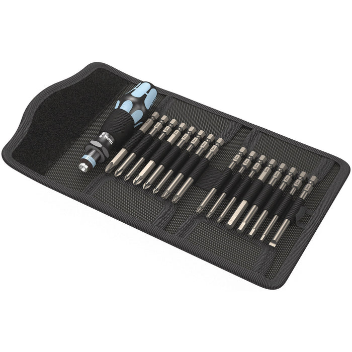 Wera Kraftform Kompakt 60, stainless, 17 pieces