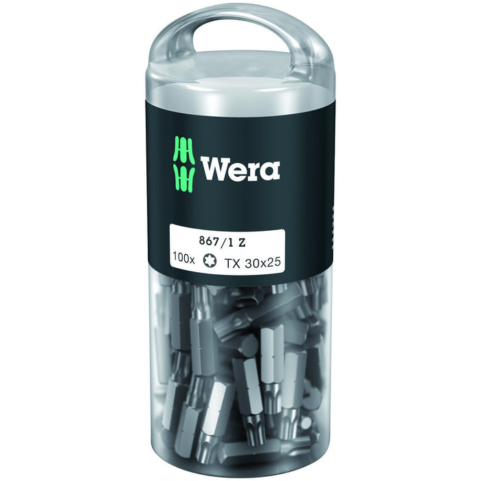 Wera 867/1 TORX® DIY 100, TX 30 x 25 mm, 100 pieces