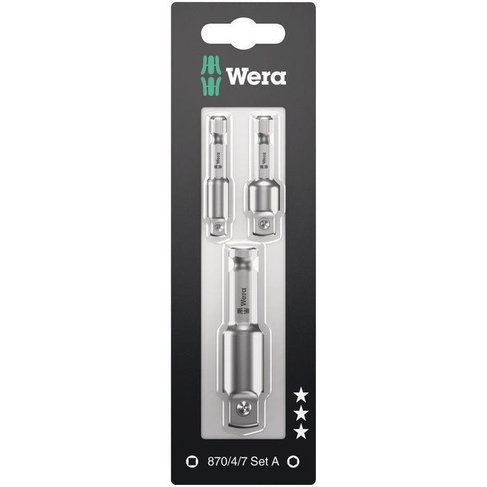 Wera 870/4/7 Set A SB, 3 pieces