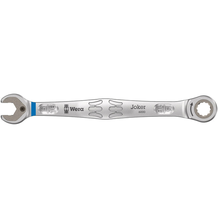 Wera 6000 Joker Ratcheting combination wrenches, Imperial, 5/16" x 144 mm