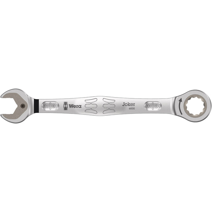 Wera 6000 Joker Ratcheting combination wrenches, Imperial, 5/8" x 212 mm