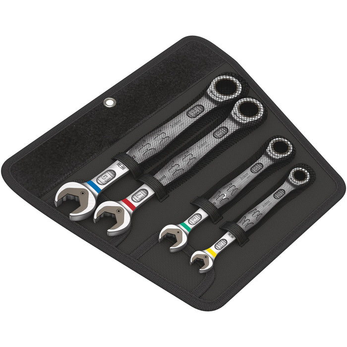 Wera 6000 Joker 4 Set 1 Ratcheting combination wrenches set, 4 pieces