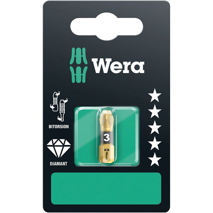 Wera 855/1 BDC SB bits, PZ 3 x 25 mm