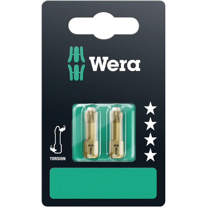Wera 855/1 TH SB bits, PZ 2 x 25 mm, 2 pieces