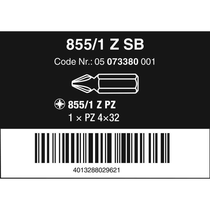 Wera 855/1 Z SB bits, PZ 4 x 32 mm