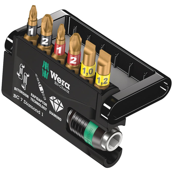 Wera Bit-Check 7 Diamond 1 SB, 7 pieces