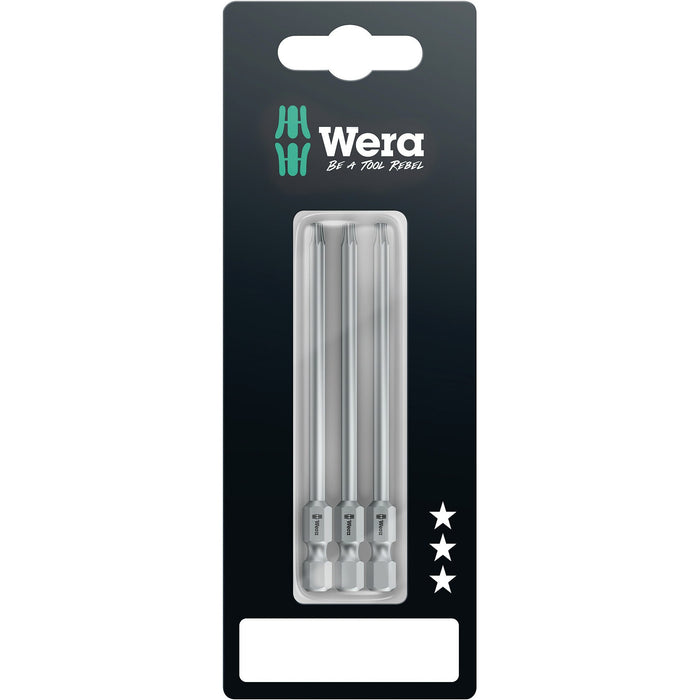 Wera 867/4 Z SB TORX® Bits, TX 15 x 89 mm, 3 pieces