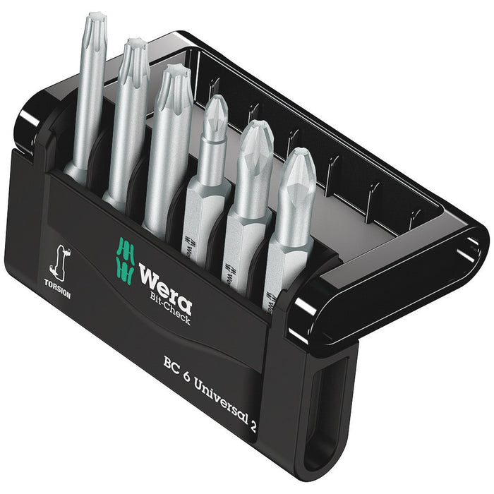 Wera Bit-Check 6 Universal 2 SB, 6 pieces