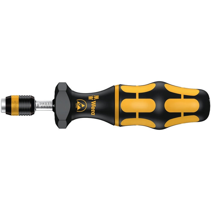 Wera Series 7400 ESD Kraftform adjustable torque screwdrivers (2.5-29.0 in.lbs.) with