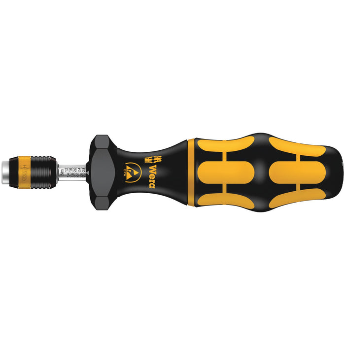 Wera Series 7400 ESD Kraftform adjustable torque screwdrivers (0.1-3.0 Nm) with
