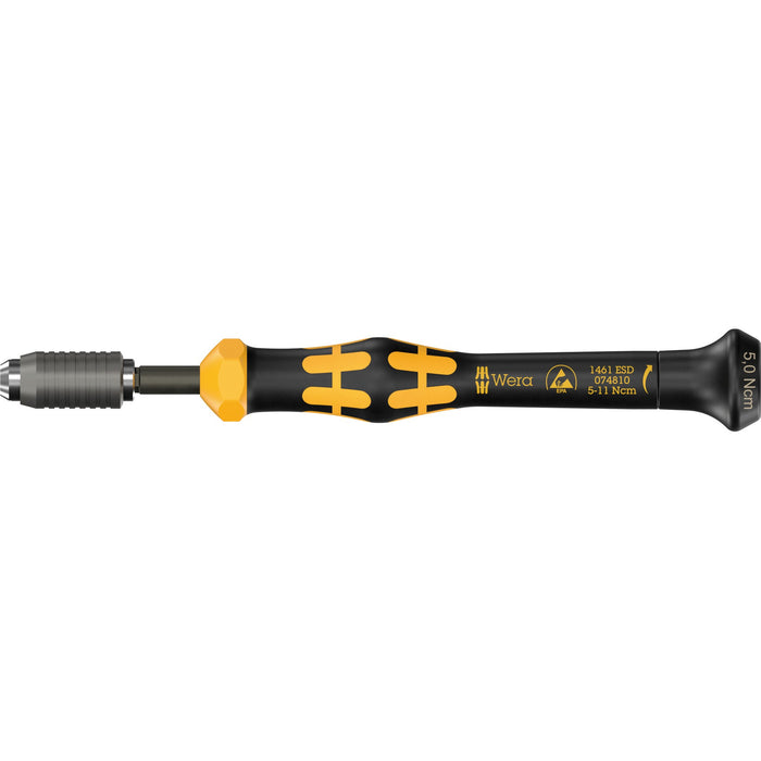 Wera 1460 ESD Kraftform Micro torque screwdrivers, with factory pre-set value