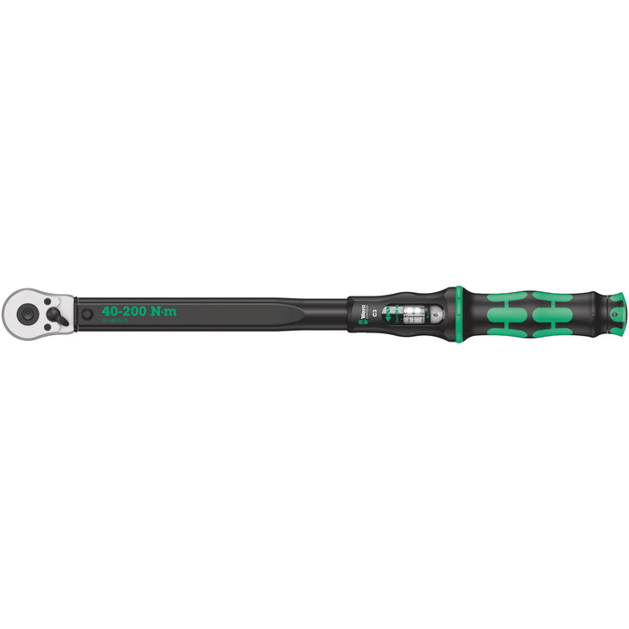 Wera Click-Torque C 3 torque wrench with reversible ratchet, 40-200 Nm, 1/2" x 40-200