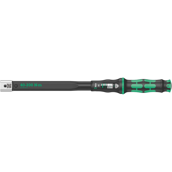 Wera Click-Torque X 4 torque wrench for insert tools, 40-200 Nm, 14x18 x 40-200 Nm