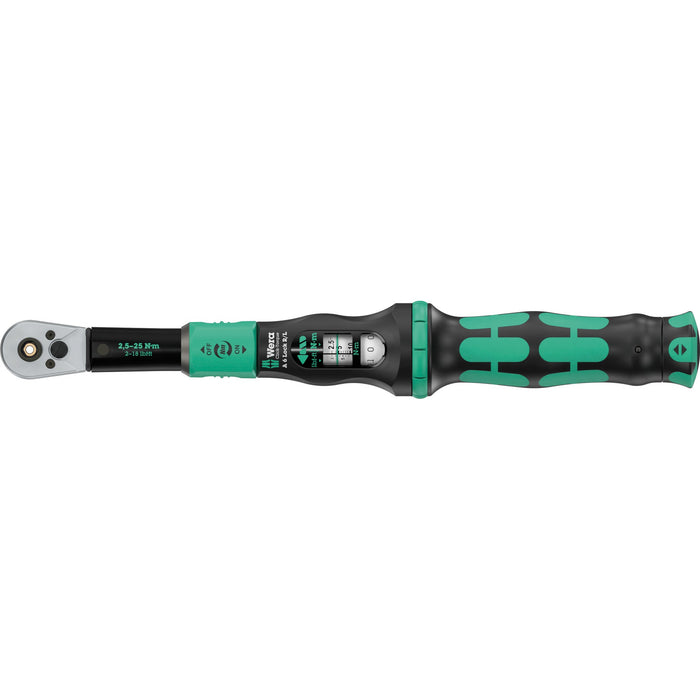 Wera Click-Torque Lock A 6 R/L Torque wrench, adjustable, Torque Lock function,