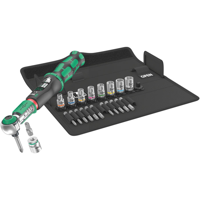 Wera Safe-Torque A 2 Set 1, 1/4" hexagonal, 2-12 Nm, 23 pieces
