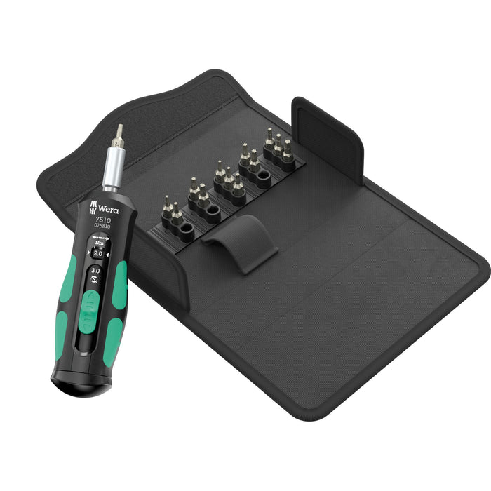 Wera 7510/14 Safe-Torque Speed Tool set for carbide inserts, 14 pieces