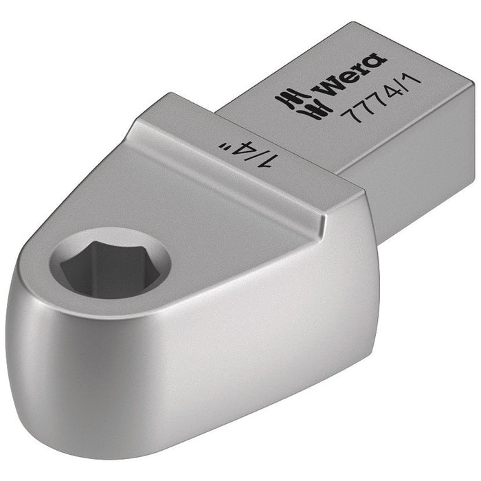 Wera 7774/1 Bit adapter insert, 1/4", 9x12 mm, 9x12 x 1/4" x 41.85 mm