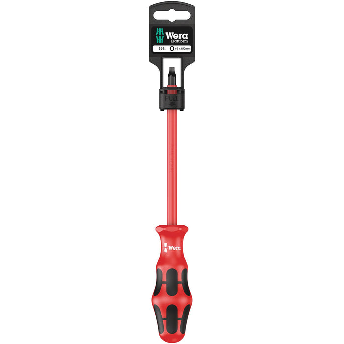 Wera 168 i SB VDE Insulated screwdriver for square socket head screws, # 3 x 150 mm