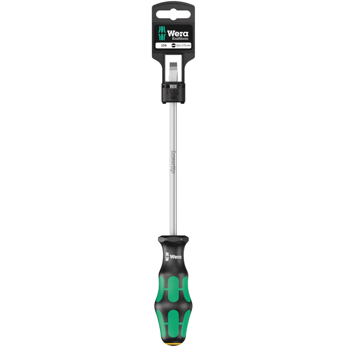 Wera 334 SB Screwdriver for slotted screws, 1.2 x 8 x 175 mm