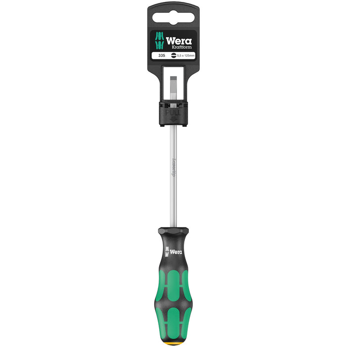 Wera 335 SB Slotted screwdriver, 1 x 5.5 x 125 mm