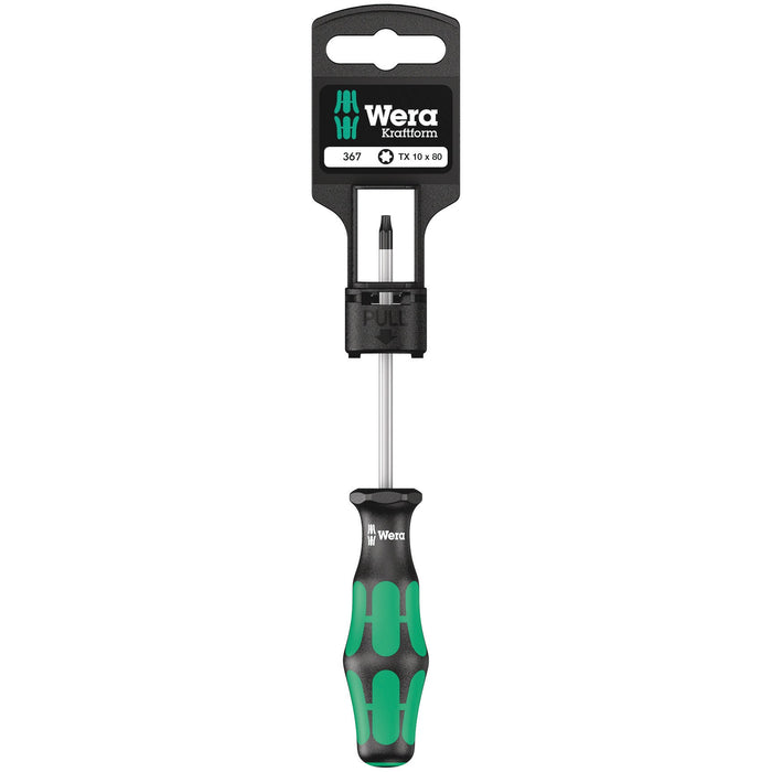 Wera 367 SB Screwdriver for TORX® screws, TX 10 x 80 mm