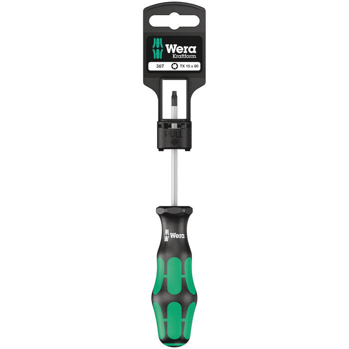 Wera 367 SB Screwdriver for TORX® screws, TX 15 x 80 mm