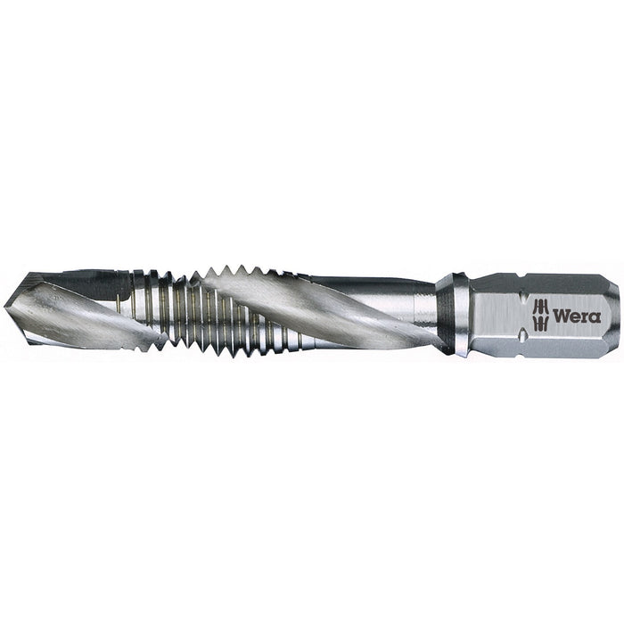 Wera 847 HSS Combined Tap Bits, 3.3 mm x 39 mm x M 4