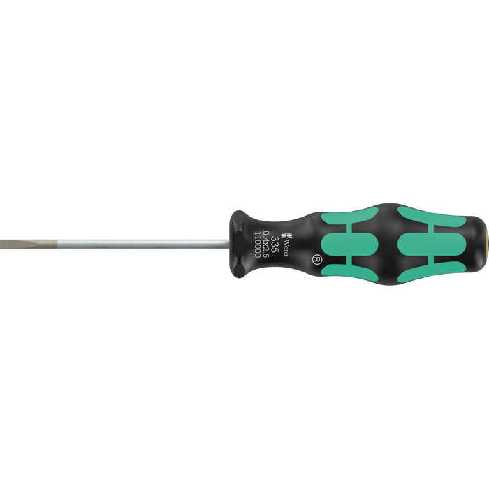 Wera 335 Screwdriver for slotted screws, 0.4 x 2.5 x 60 mm
