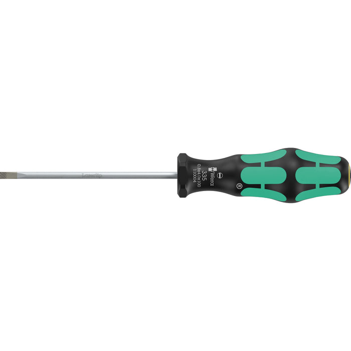 Wera 335 Screwdriver for slotted screws, 0.8 x 4 x 100 mm