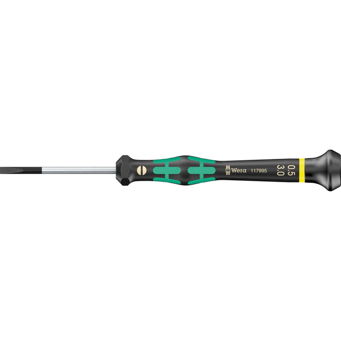 Wera 2035 Screwdriver for slotted screws for electronic applications, 0.50 x 3 x 50 mm